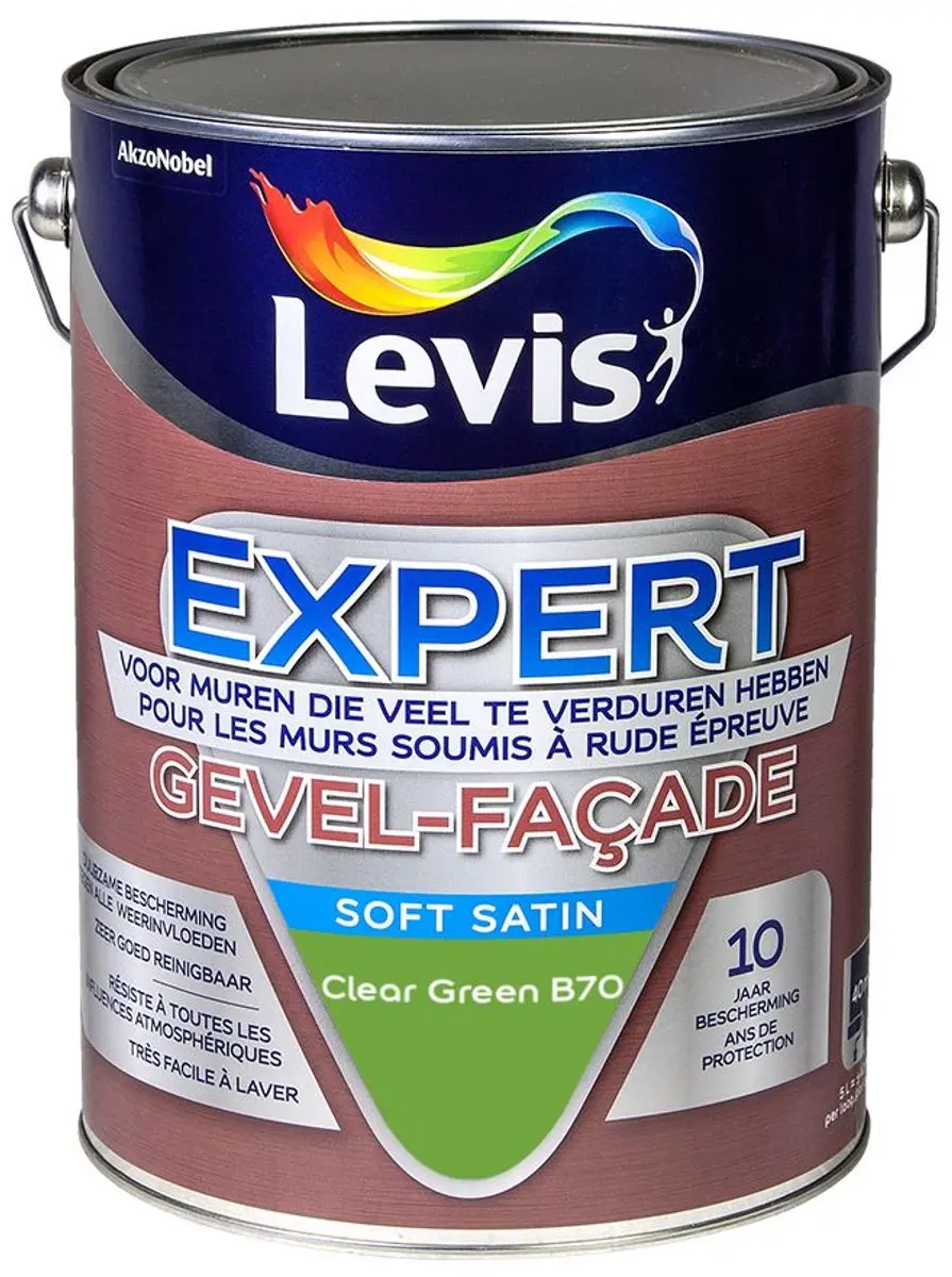 Levi's Expert Gevel Mix Clear Green B70 Mengverf 5L