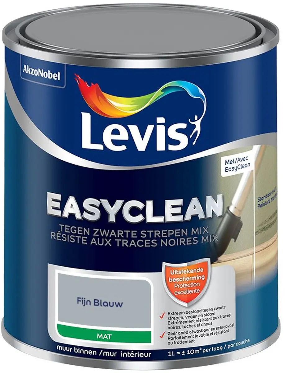 Levi's Easyclean Tegen Zwarte Strepen Mix Fijn Blauw 1L