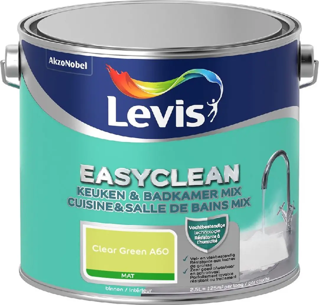 Levi's Easyclean Mengverf Clear Green A60
