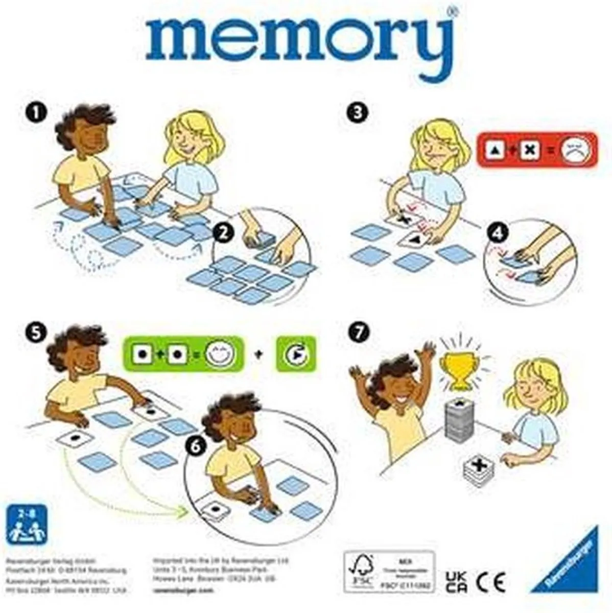 Ravensburger Classic Memory Kaartspel 20889 - 2-8 Spelers