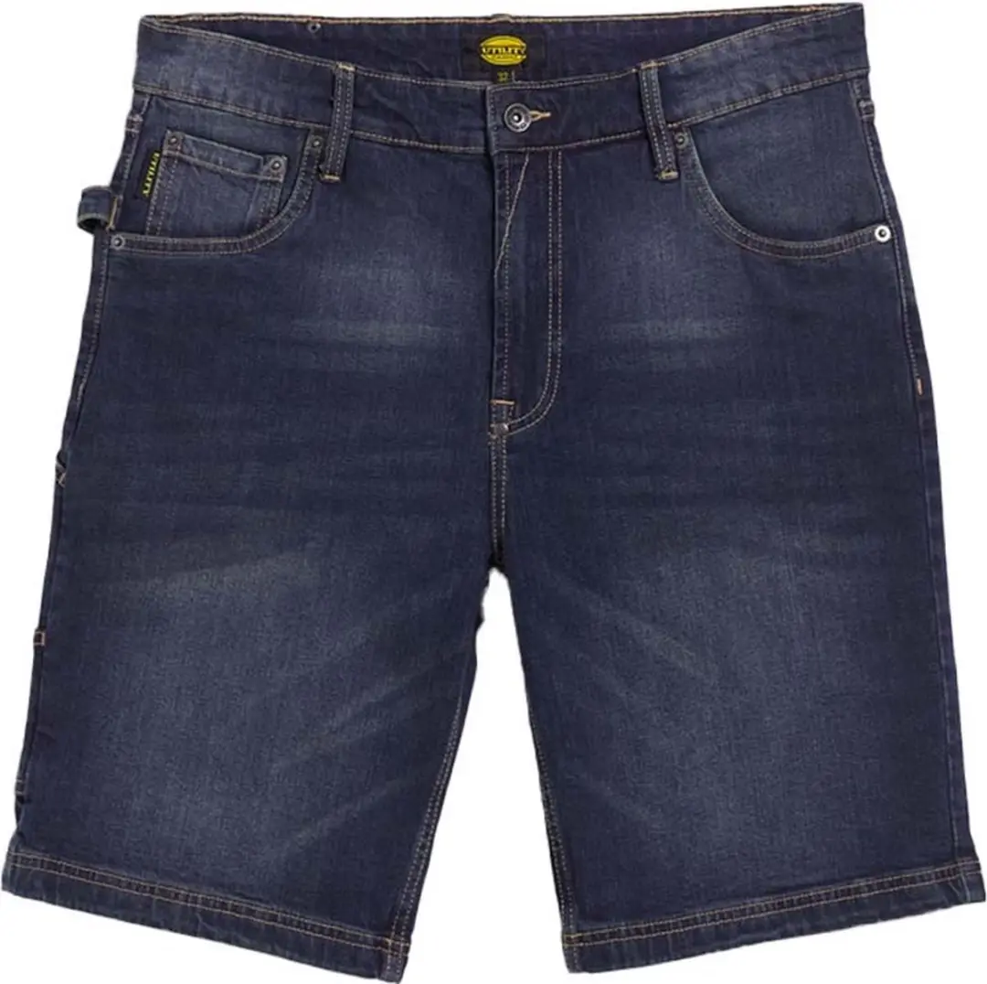 Korte werkbroek denim stretch Diadora