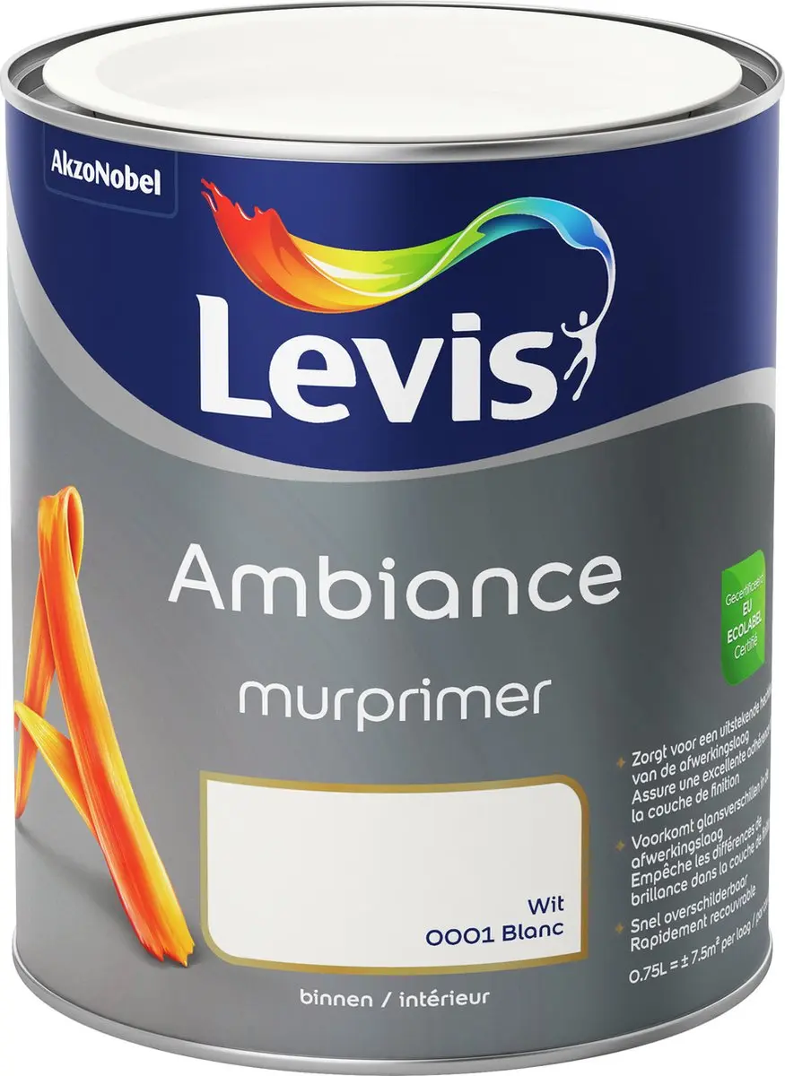Levi's Ambiance Mur Primer Wit 0,75L