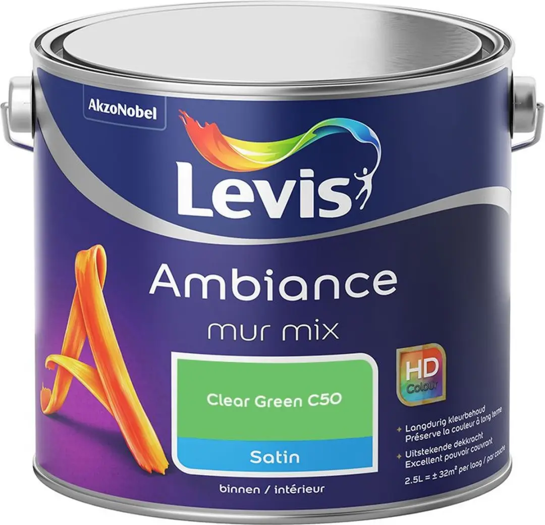 Levi's Ambiance Mur Satin Mix Mengverf 2,5L