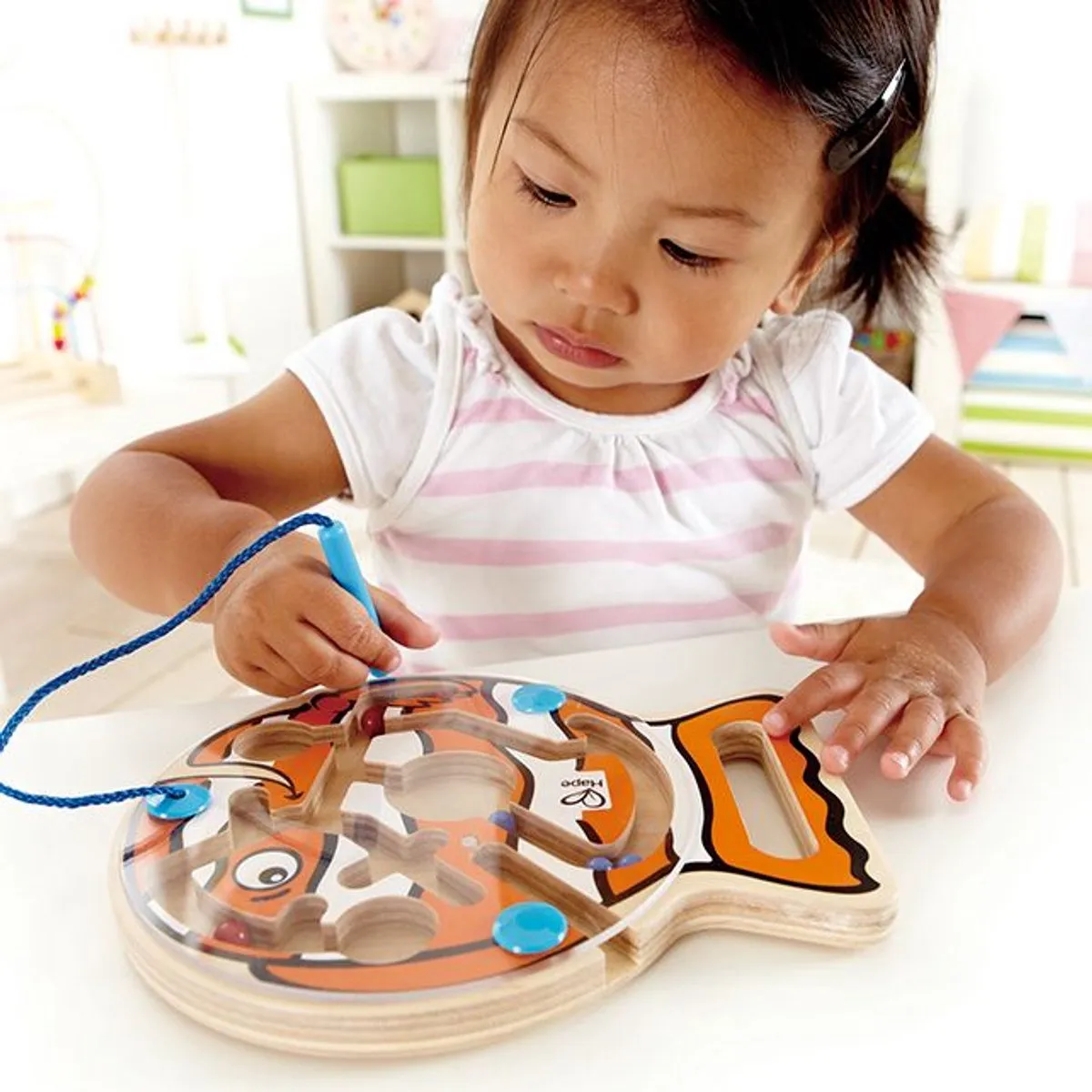 Hape Go-Fish-Go Doolhofspel - Veelkleurig - afbeelding 9 van 9