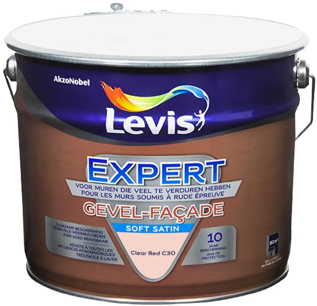 Levi's Expert Gevel Mix Clear Red C30 Mengverf 10L