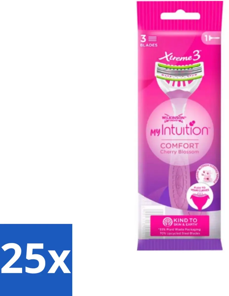 Wilkinson Sword Xtreme 3 Beauty Wegwerpscheermesjes 25 Stuks