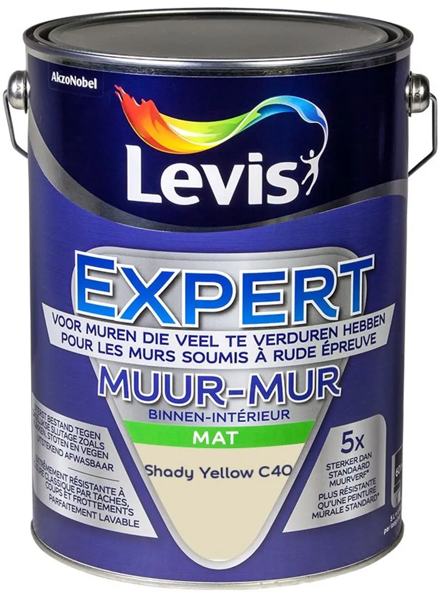 Levi's Expert Muur Binnen Mix Shady Yellow C40 Mengverf 5L
