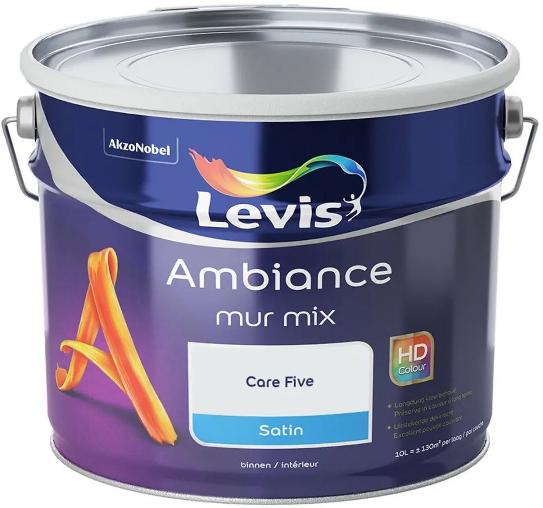 Levi's Ambiance Mur Satin Mix Care Five Mengverf 10L