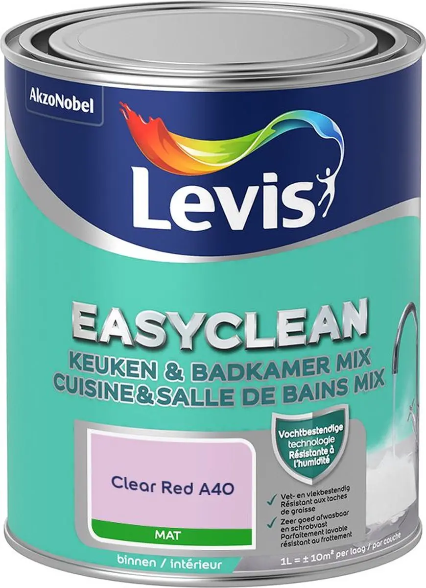 Levi's Easyclean Mengverf Clear Red A40