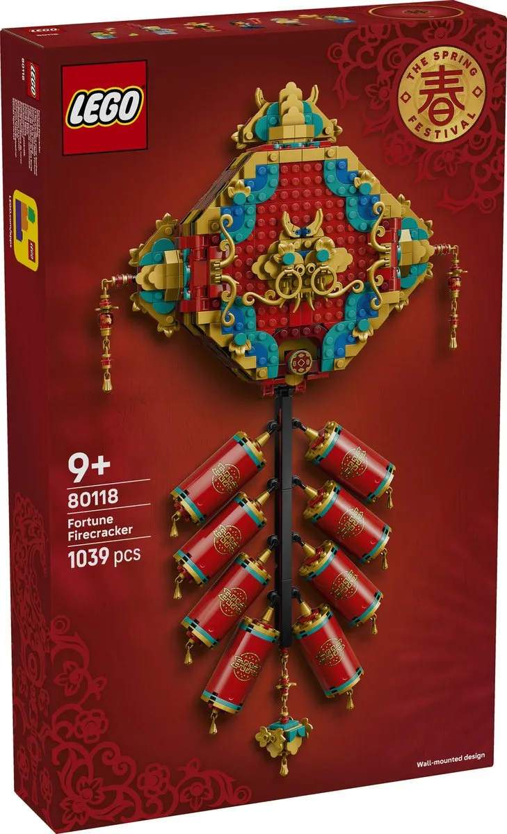 LEGO Chinees Nieuwjaar 80118 Geluksvuurwerk - 1039 Stukken - afbeelding 6 van 6