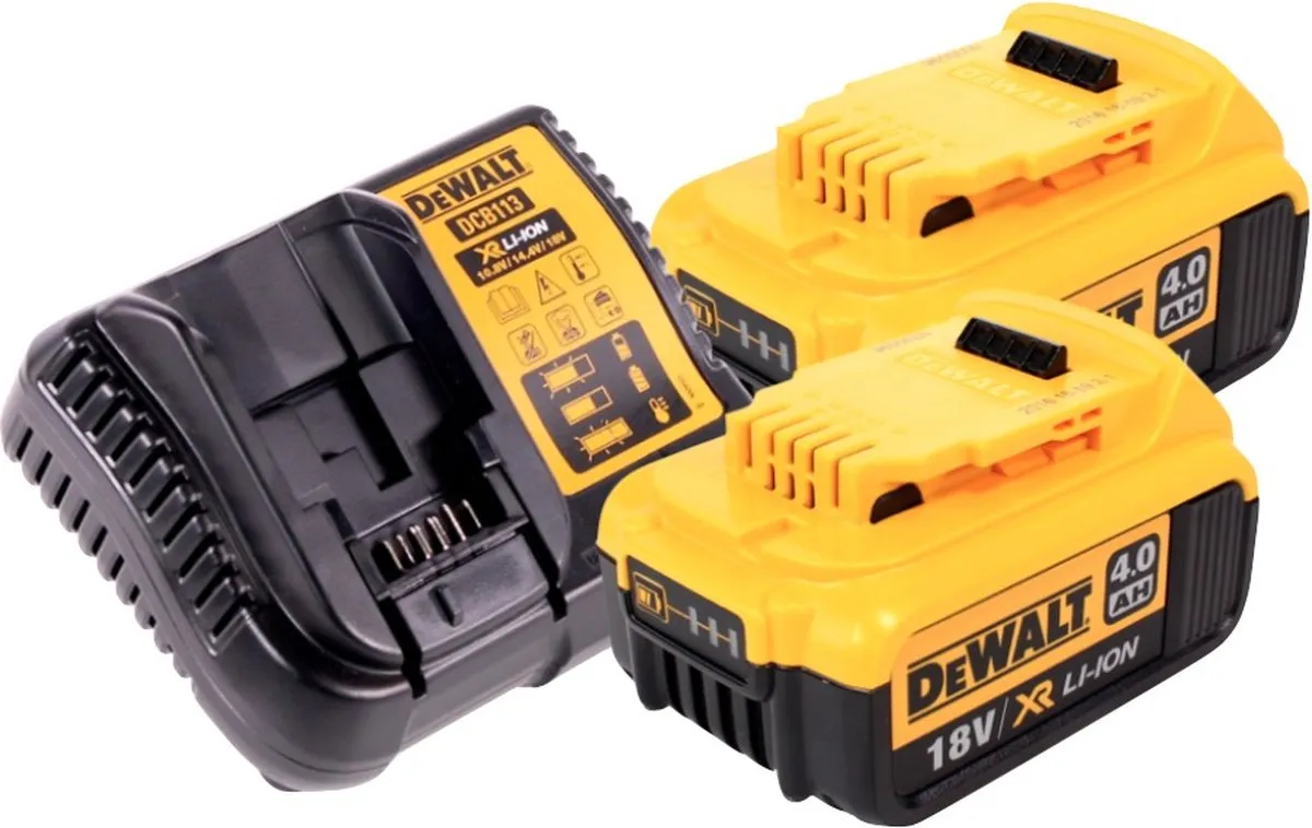 DeWalt DCS 571 M2 accucirkelzaag 18 V 115 mm borstelloos + 2x accu 4.0 Ah + lader + TSTAK