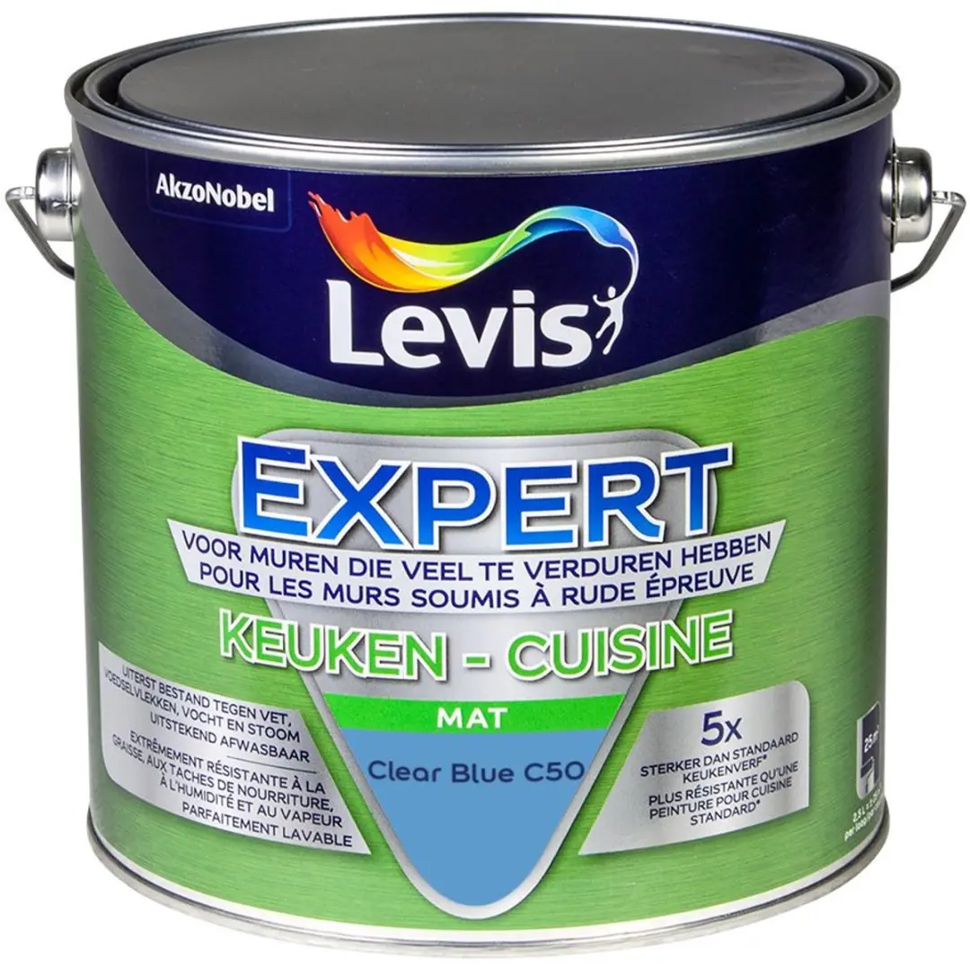 Levi's Expert Keuken Mix Clear Blue C50 Mengverf 2,5L