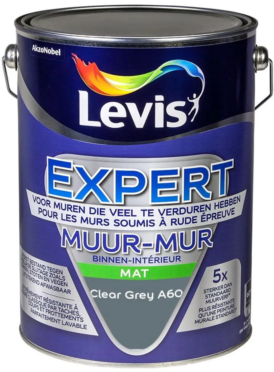 Levi's Expert Muurverf Clear Grey A60