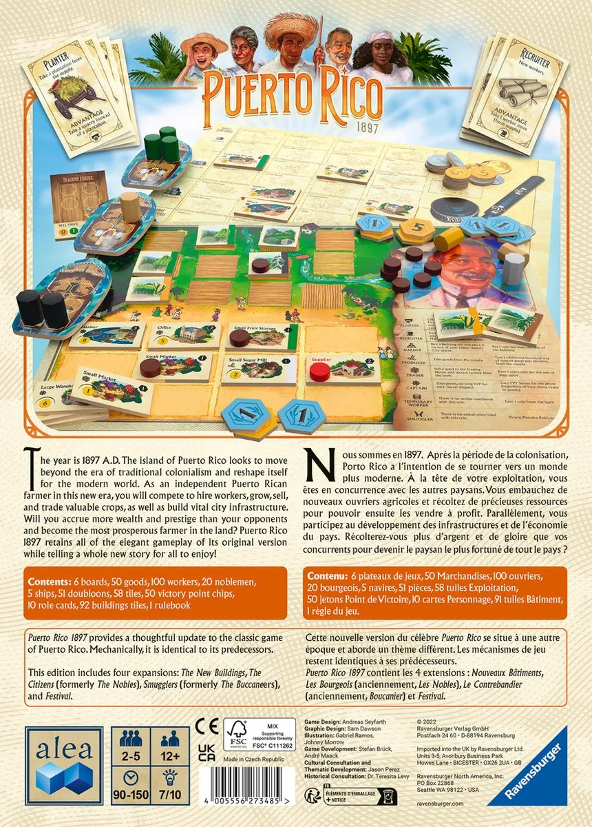 Ravensburger Puerto Rico Bordspel - 2-5 Spelers