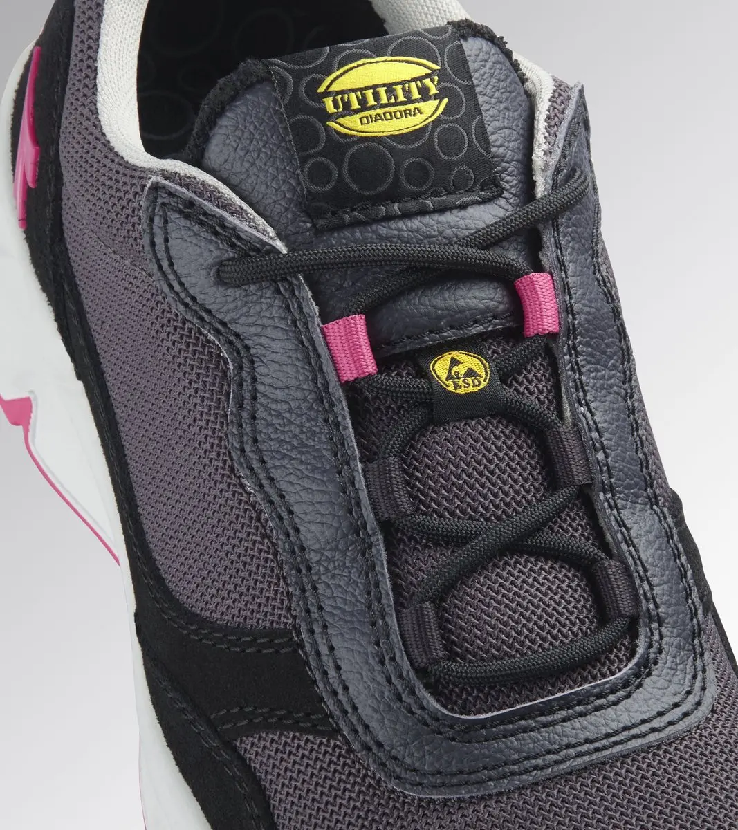 Diadora ATHENA TEXT LOW S1PL NINE IRON/RASPBERRY 38