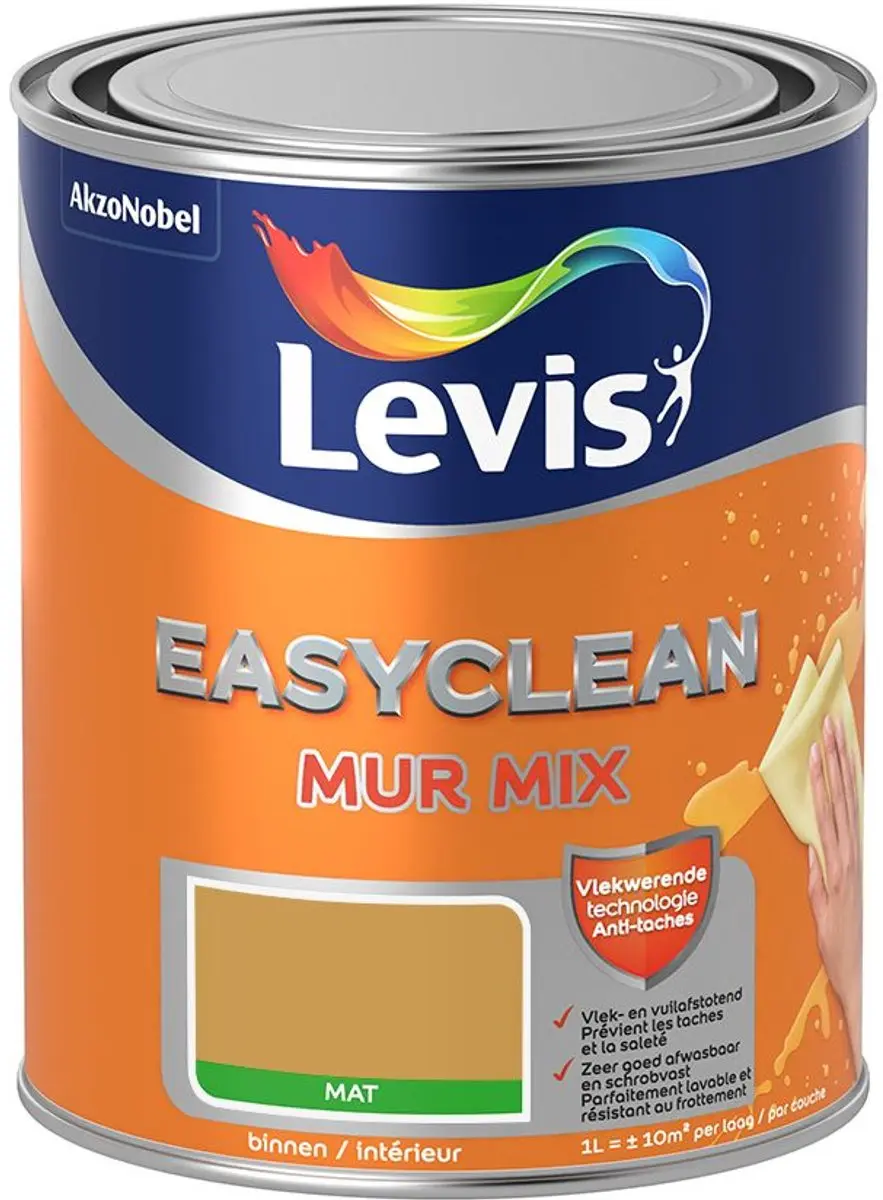 Levi's Easyclean Mur Mat Mix Mengverf 1L
