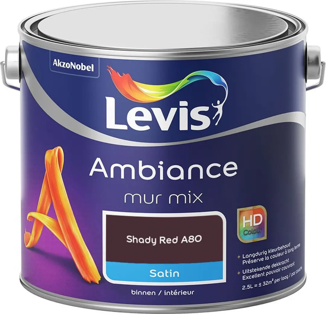 Levi's Ambiance Mur Satin Mix Shady Red A80