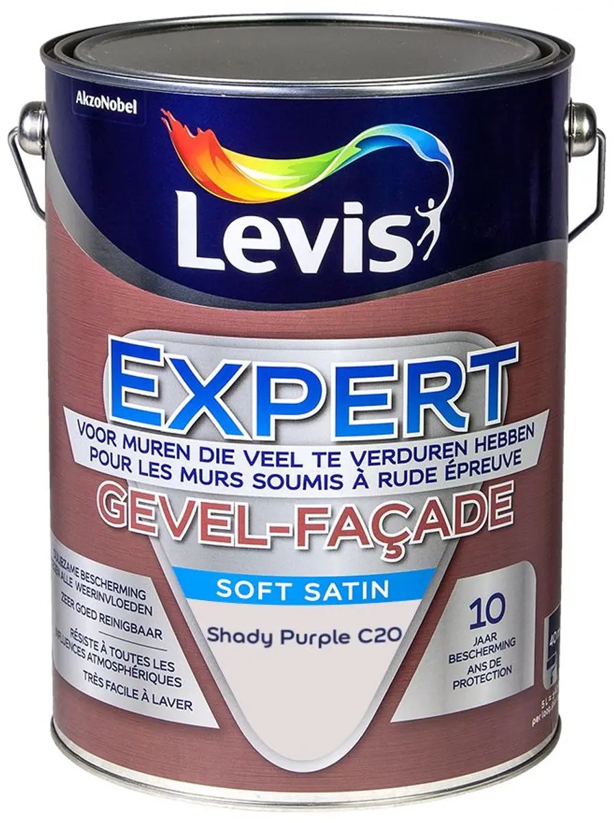 Levi's Expert Gevel Mix Shady Purple C20 Mengverf 5L