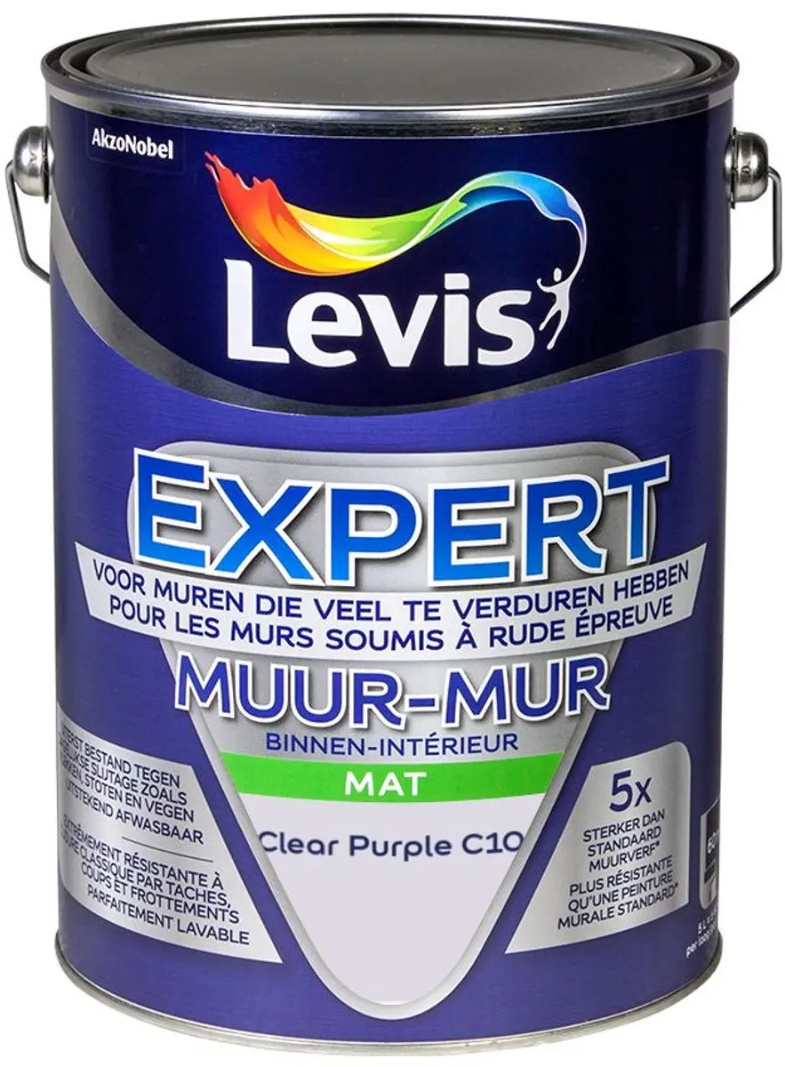 Levi's Expert Muur Binnen Mix Clear Purple C10 Mengverf 5L