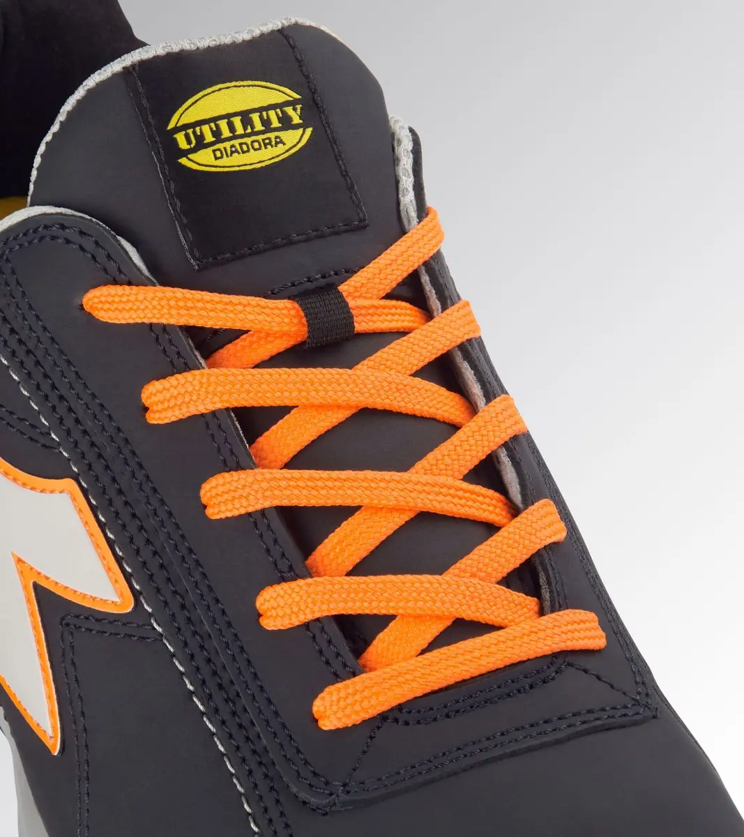 Diadora MDS Low S3S Werkschoenen 39 - Navy/Fluo Oranje