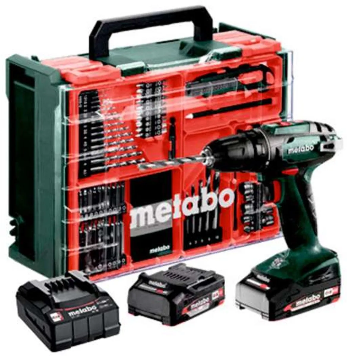 Metabo BS 18 Set - 2x 18V 2.0Ah Accu Boorschroevendraaier