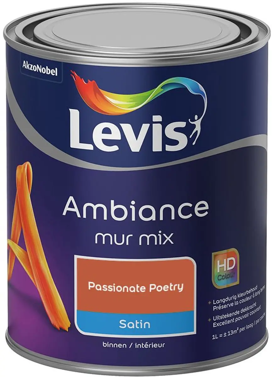 Levi's Ambiance Mur Satin Mix Mengverf 1L