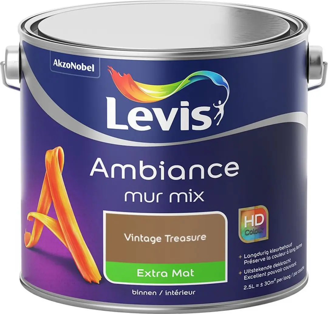 Levi's Ambiance Mur Extra Mat Mix Vintage Treasure 2,5L