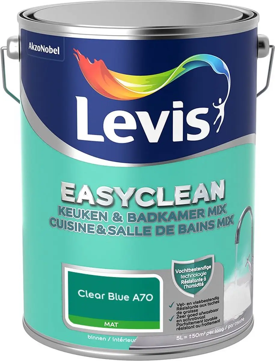 Levi's Easyclean Mengverf Clear Blue A70