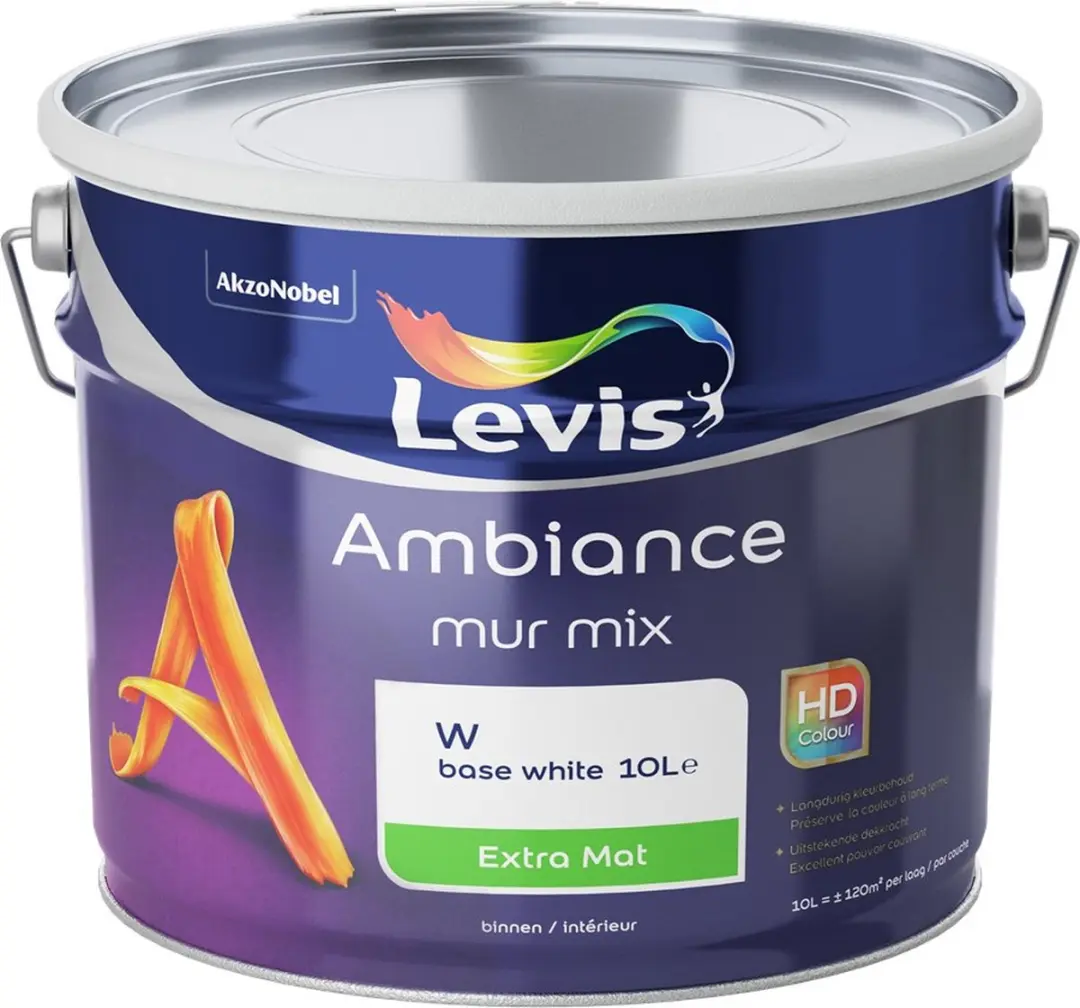 Levi's Ambiance Mur Extra Mat Mix Clear Red A20 Mengverf 10L