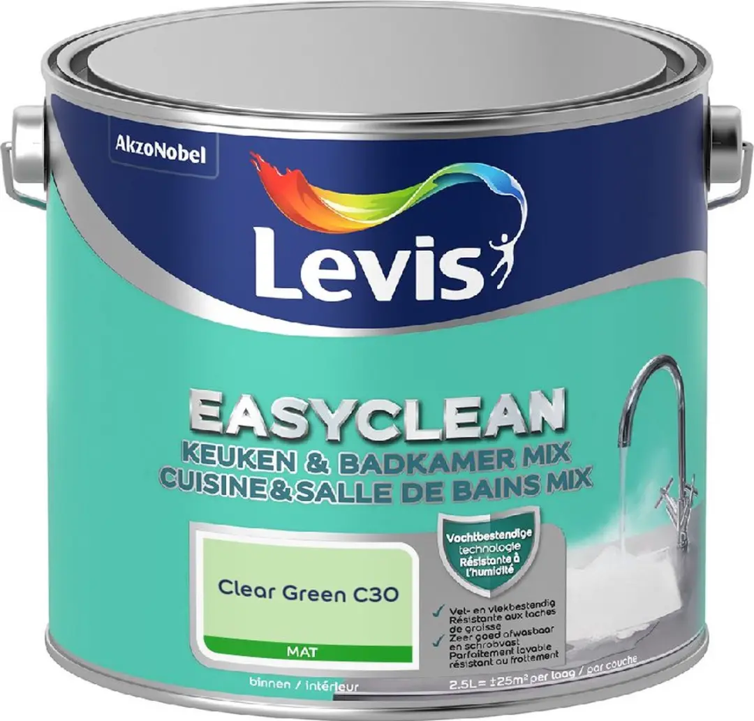 Levi's Easyclean Mengverf Clear Green C30