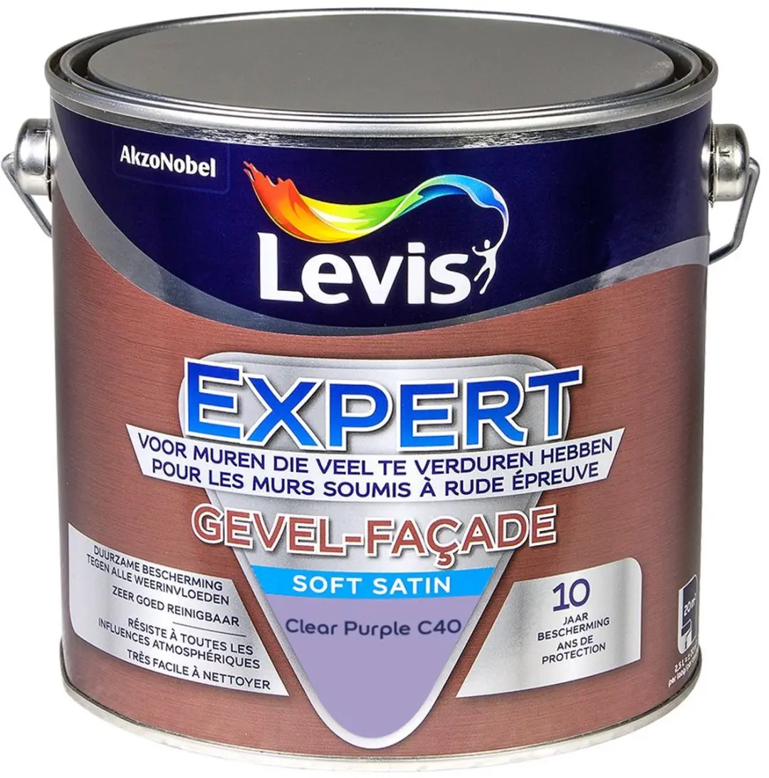 Levi's Expert Gevel Mix Clear Purple C40 Mengverf 2,5L