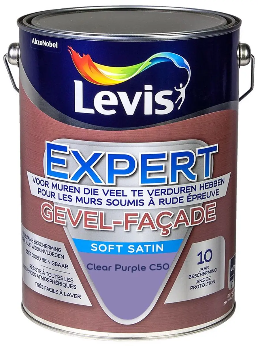 Levi's Expert Gevel Mix Clear Purple C50 Mengverf 5L