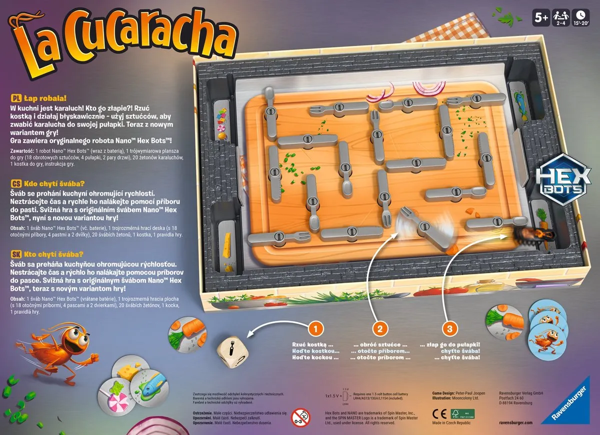 Ravensburger La Cucaracha Bordspel - 2-4 Spelers