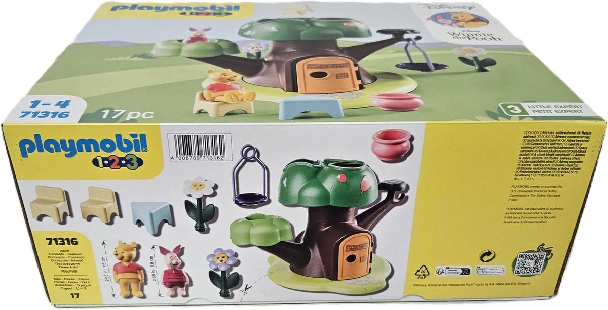 Playmobil Disney Winnie de Poeh Boomhut 71316 - Multikleur