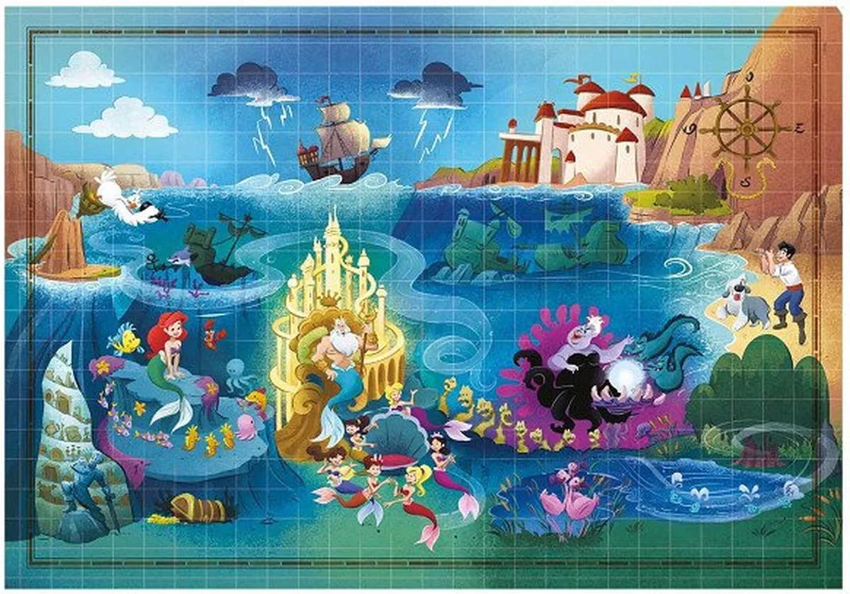 Clementoni Disney Little Mermaid Puzzel 1000 Stuks