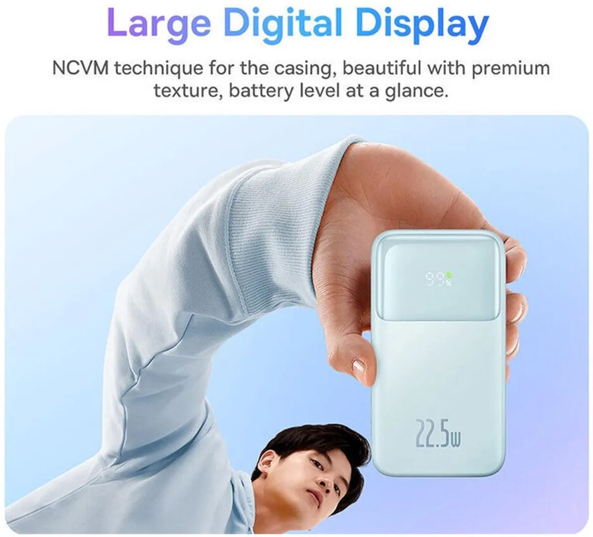 Baseus Comet 10000mAh Powerbank 22.5W - Wit