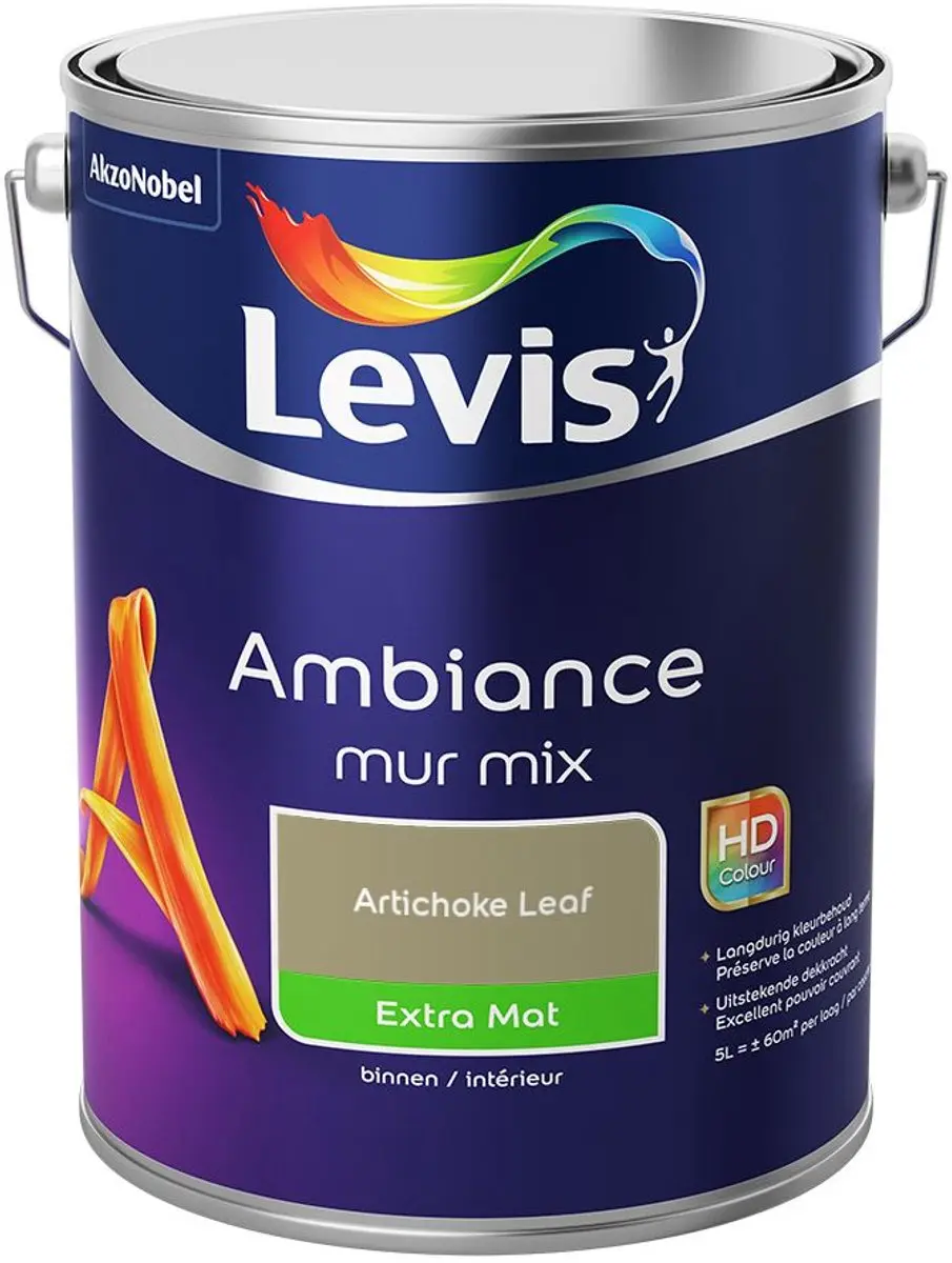 Levi's Ambiance Mur Extra Mat Mix Artichoke Leaf Mengverf 5L