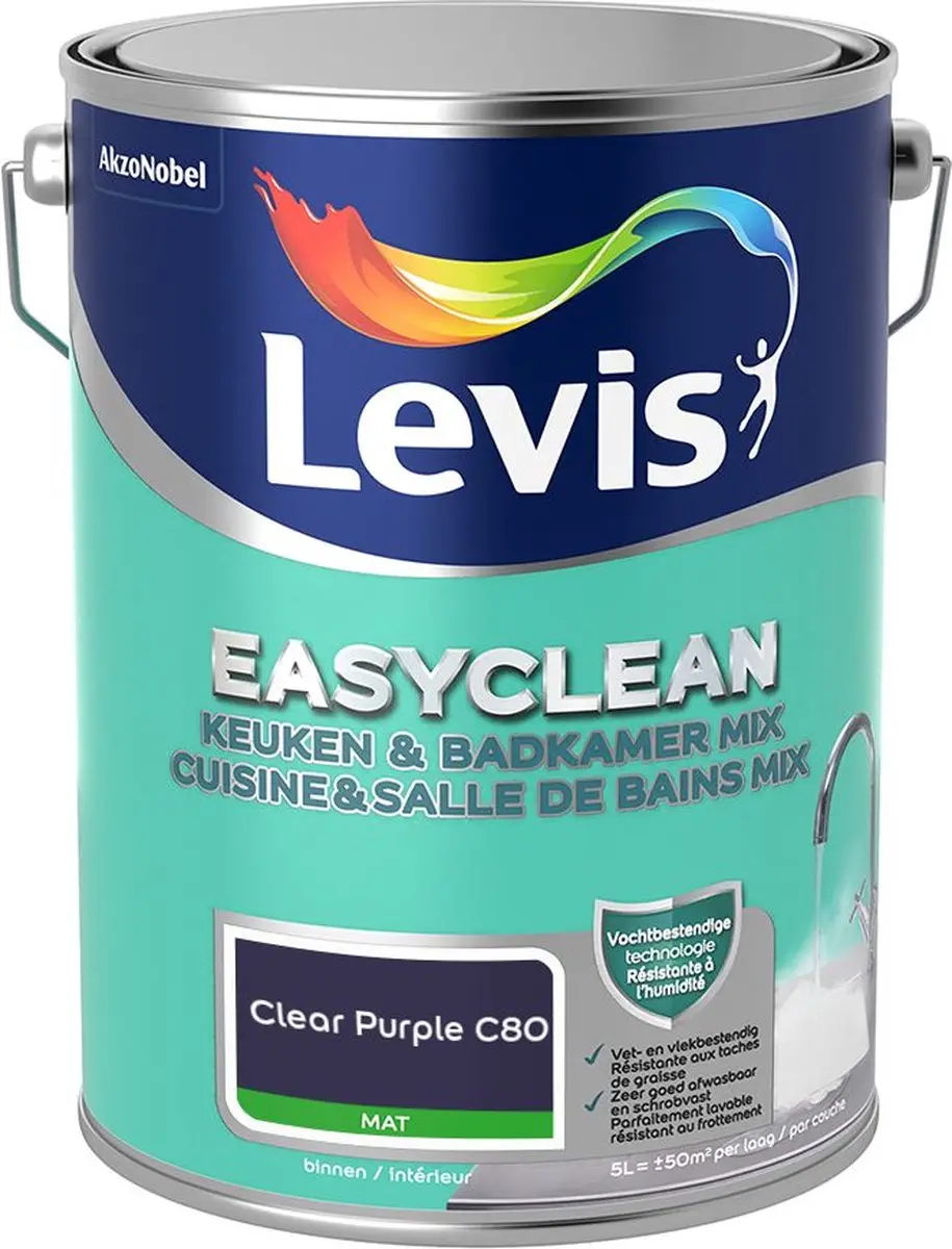 Levi's Easyclean Mengverf Clear Purple C80