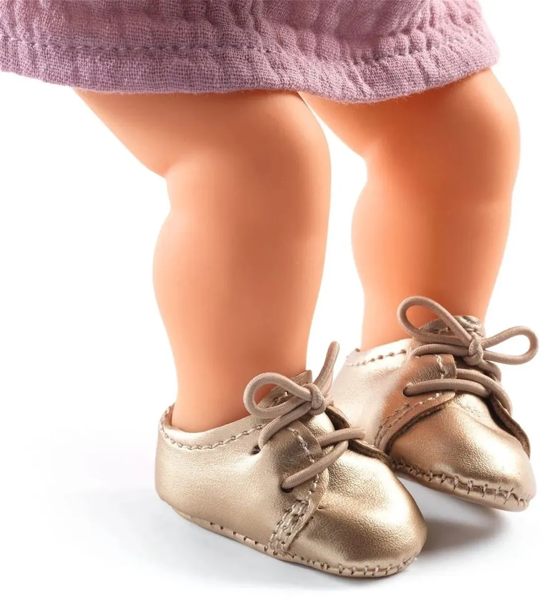 Djeco Pomea Gouden Poppenschoenen - Multicolor