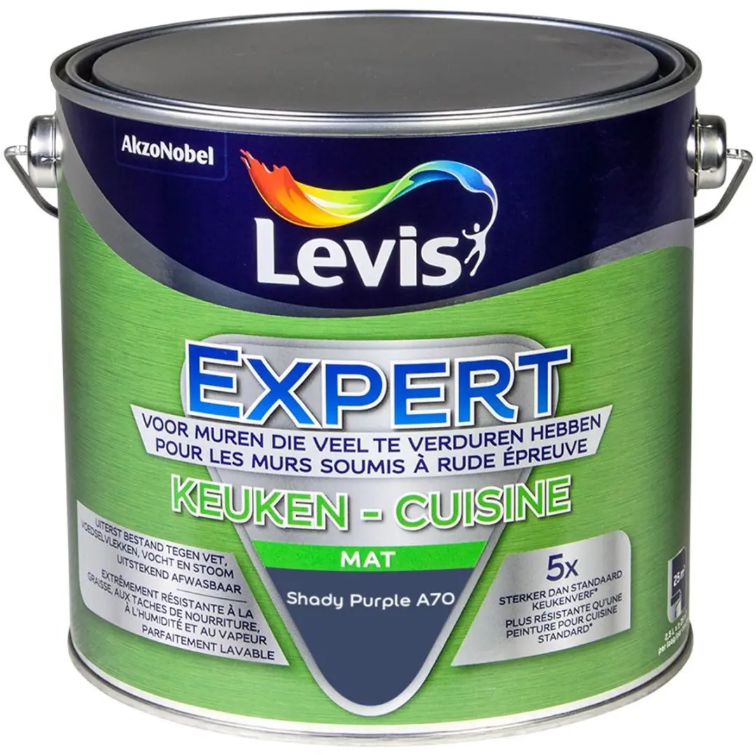 Levi's Expert Keuken Mix Shady Purple A70 Mengverf 2,5L