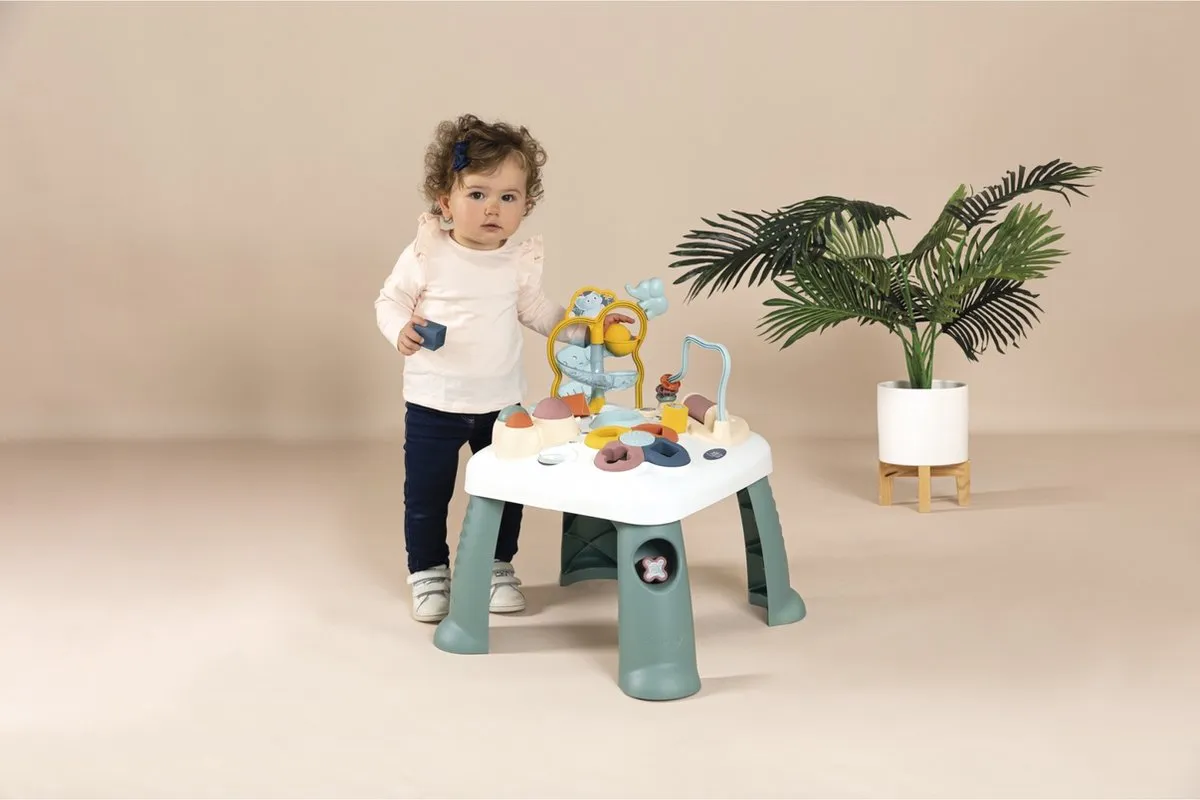 Smoby Little Smoby Activiteitentafel Groen - met sorteerder, telraam & klankpiano's - afbeelding 6 van 6