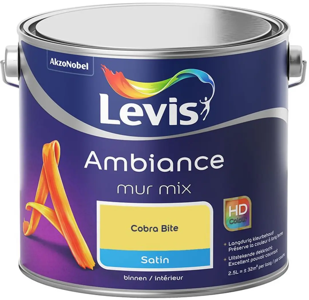 Levi's Ambiance Mur Satin Mix Cobra Bite Mengverf 2,5L