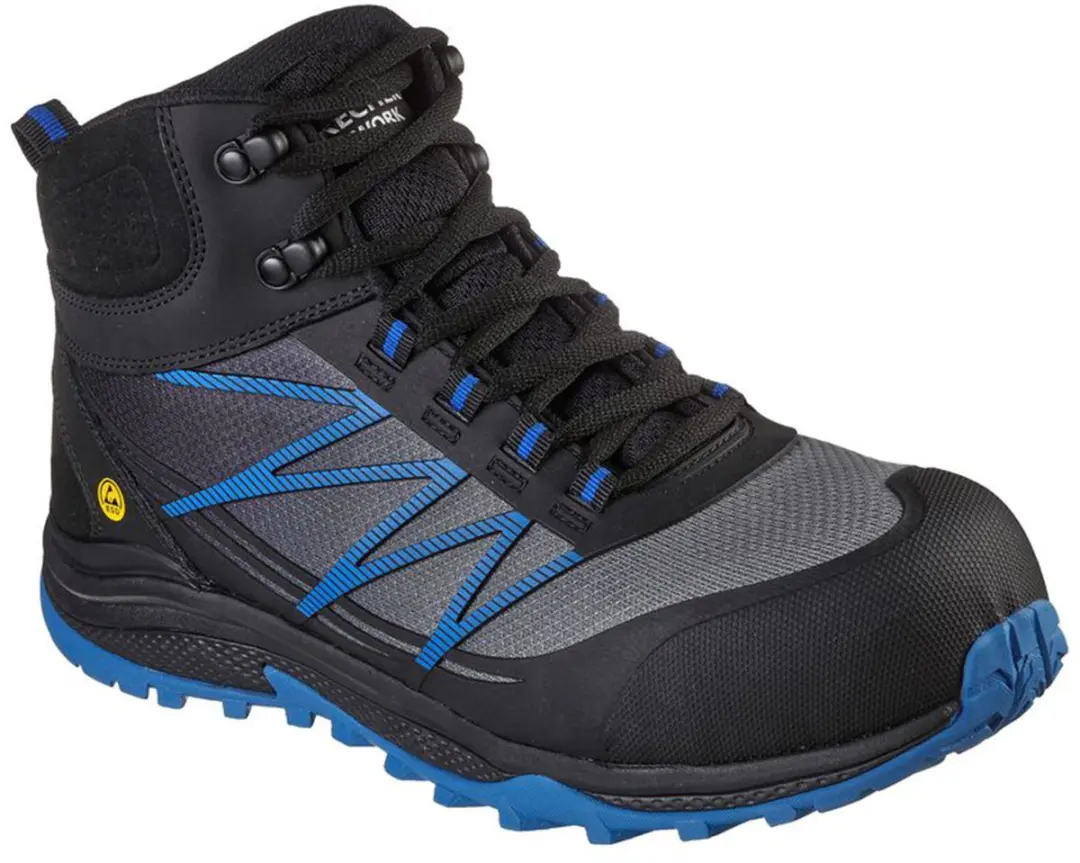 Skechers PUXAL FIRMLE Heren Werkschoenen - Zwart/Blauw
