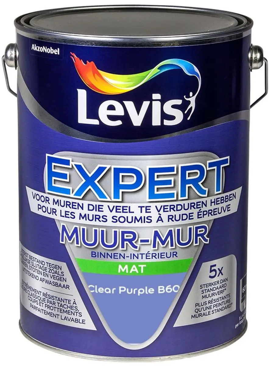 Levi's Expert Muur Binnen Mix Clear Purple B60 Mengverf 5L