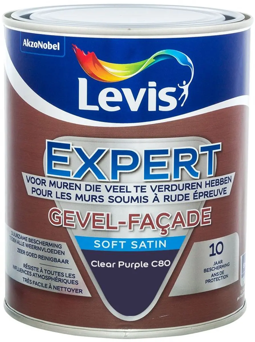Levi's Expert Gevel Mix Clear Purple C80 Mengverf 1L