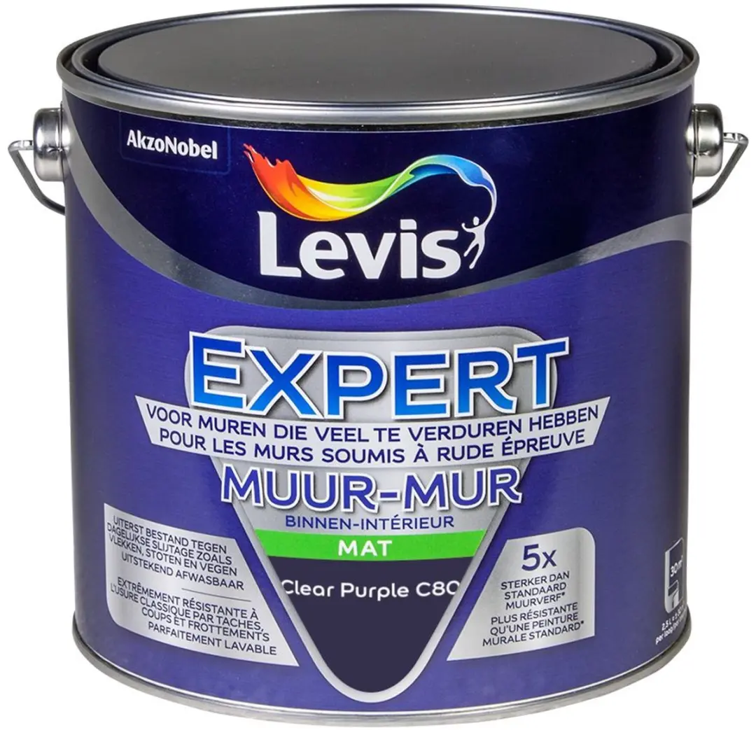 Levi's Expert Muurverf Clear Purple C80