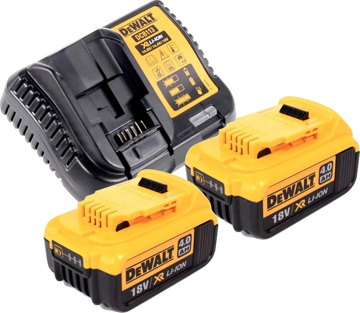 DeWalt DCS 334 M2 Pendelzaag - 18V - 2x 4,0Ah Accu