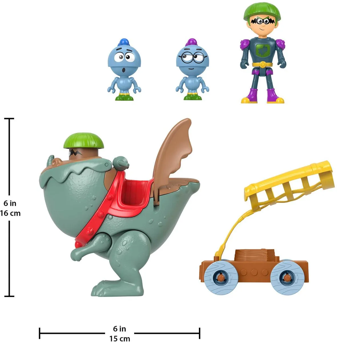 Fisher-Price Gus the Itsy Bitsy Knight Katapult Draak - Meerkleurig - afbeelding 6 van 6