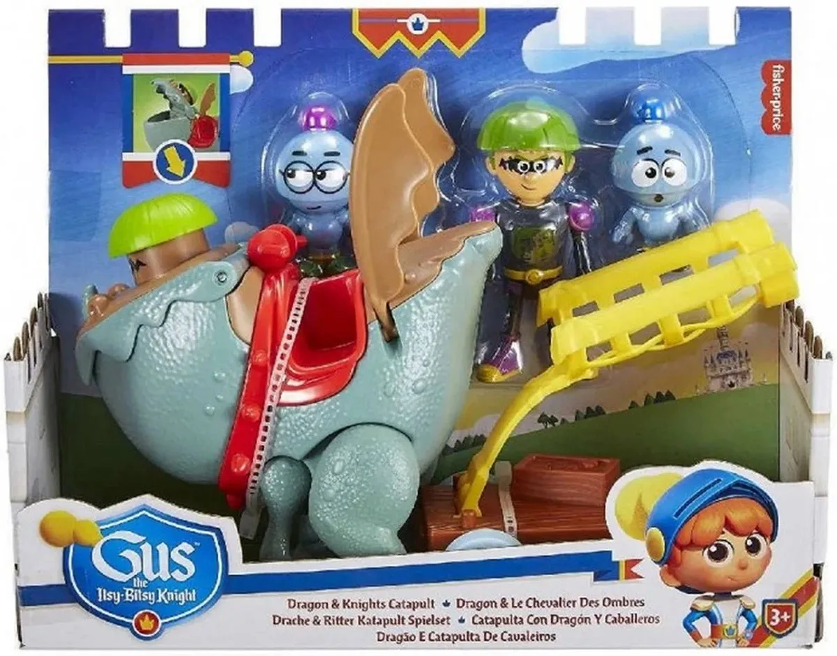 Fisher-Price Gus the Itsy Bitsy Knight Katapult Draak - Meerkleurig - afbeelding 3 van 6