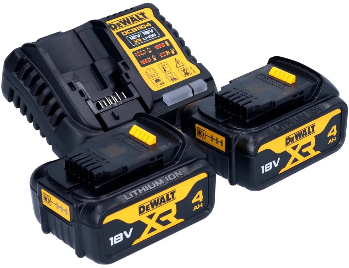 DeWalt DCS 571 M2 accucirkelzaag 18 V 115 mm borstelloos + 2x accu 4.0 Ah + lader